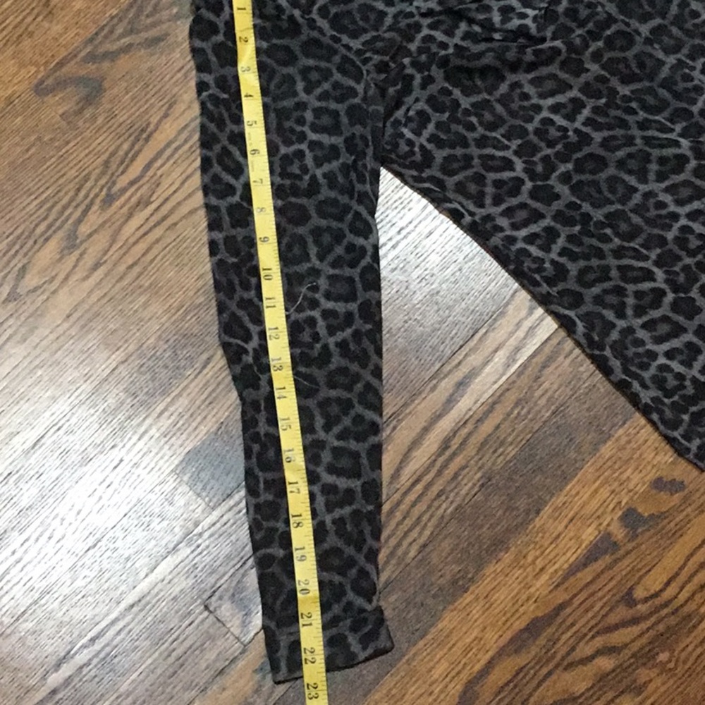 Michael Kors Black Leopard Print Chiffon Blouse - Picture 6 of 8